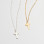 Mini Silver Cross Charm Necklace