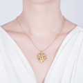 Engraved Family Tree Necklace with Birthstones Personalised engraved family tree necklace with birthstones