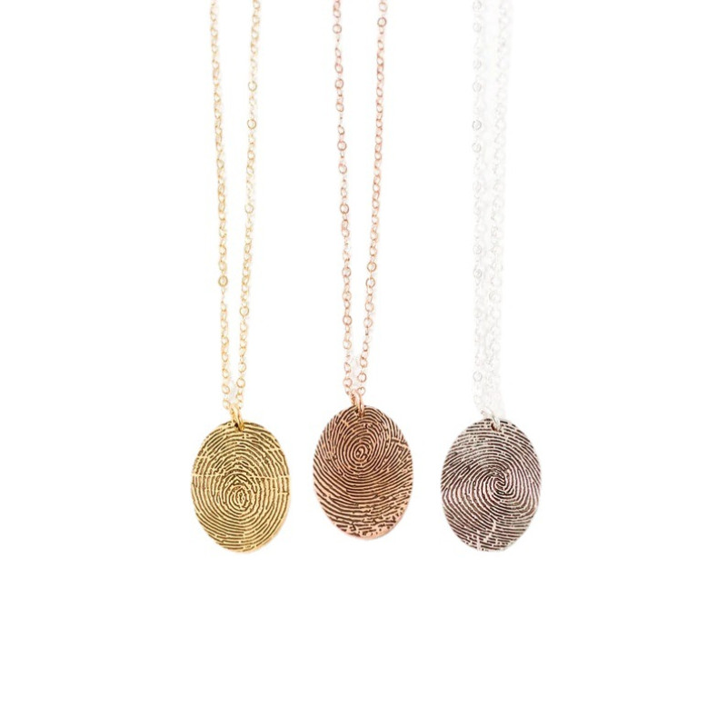 Custom Fingerprint Pendant Custom fingerprint pendant gallery image