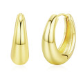 18ct Gold Plated Large Hoop Earrings 18ct gold plated large hoop earrings
