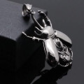 Silver scarab beetle necklace video thumbnail
