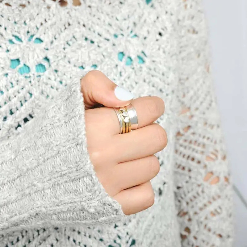 Heart Imprint Personalised Ring product view