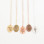 Gold Sterling Silver Custom FingerPrint Oval Pendant