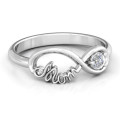 Mom's Infinity Bond Ring with Birthstone Mom's Infinity Bond Ring with Birthstone product image