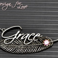 Feather pendant jewellery product image