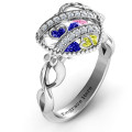 Caged Hearts Ring Detail Caged hearts ring with interchangeable band