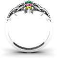 Sláine Celtic Knot Ring side view Sláine Celtic Knot Ring side view