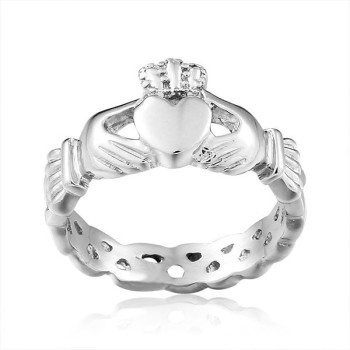 Classic Infinity Claddagh Ring