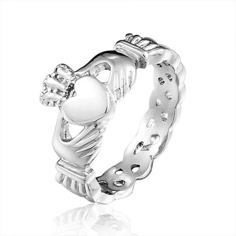 Classic Infinity Claddagh Ring Classic Infinity Claddagh Ring product view