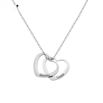 Personalised Always in My Heart Necklace - Sterling Silver Personalised Always in My Heart Necklace - Sterling Silver