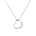 Personalised Always in My Heart necklace with interlocking heart pendants