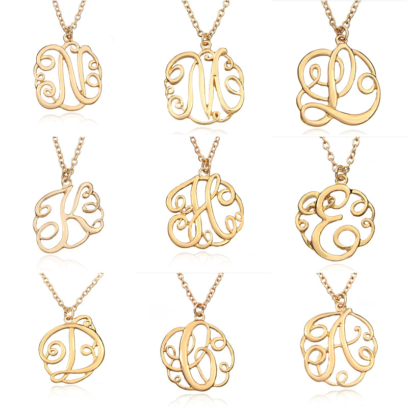 Personalised Taylor Swift Monogram Necklace Personalised Taylor Swift monogram initial necklace