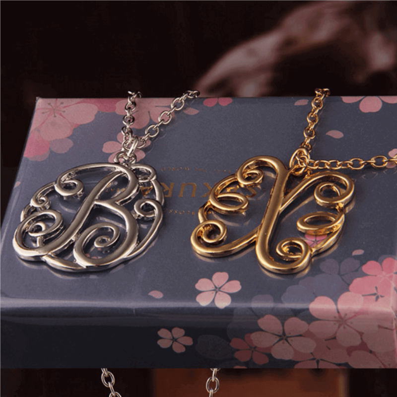 Personalised Taylor Swift Monogram Necklace Personalised Taylor Swift monogram necklace product image