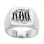 Personalised Signet Ring Sterling Silver with Monogram