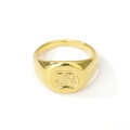 Engraved Monogram Signet Ring Engraved monogram signet ring