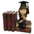 Female Graduation Figurine with Bookend Female graduation figurine with bookend