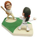 Baseball Couple Figurine Baseball couple figurine