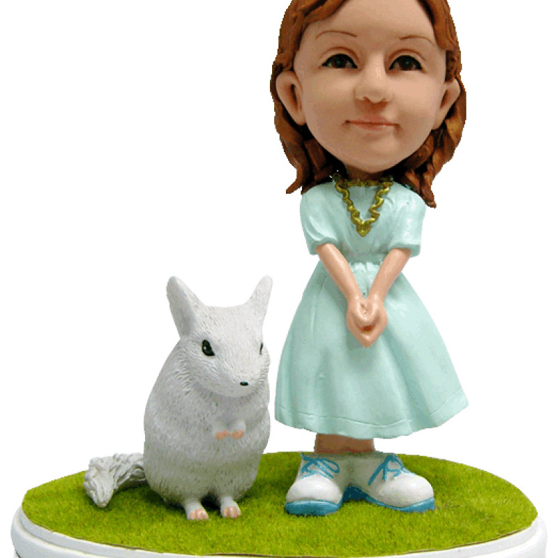 Chin Figurine Design Figurine design labelled Chin