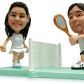 Tennis Couple Figurine Tennis couple figurine