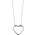 Sterling silver heart necklace product image