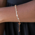 Melrah Icon crystal adjustable tennis bracelet for women
