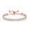 Elegant Melrah Icon Crystal Adjustable Tennis Bracelet For Women