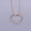 Sterling silver heart necklace product image