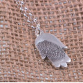 Personalized Fingerprint Sterling Silver Charm Necklace Personalized fingerprint sterling silver charm necklace