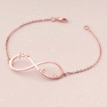 Personalised infinity name bracelet or anklet