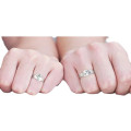 Pet photo engraved ring with sterling silver Rolo chain