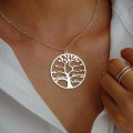 Personalized Family Tree Name Necklace with family names