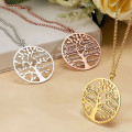 Personalized Family Tree Name Necklace with family names