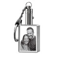 Personalised Crystal Photo Pendant Key Chain Crystal photo pendant key chain with personalised image