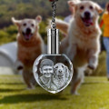 Crystal Photo Heart Pendant Key Chain Personalised crystal photo heart pendant key chain