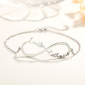 Personalised infinity name bracelet or anklet