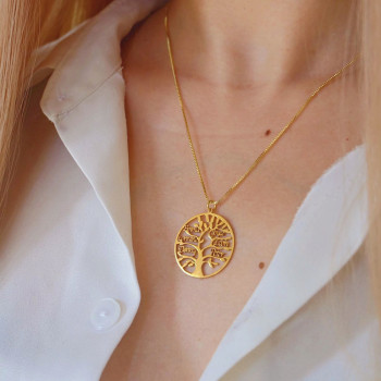 Personalized Family Tree Name Necklace 1-9 Names Family Necklace Gift Personalized Family Tree Name Necklace 1-9 Names Family Necklace Gift