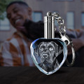 Crystal Photo Heart Pendant Key Chain Personalised crystal photo heart pendant key chain