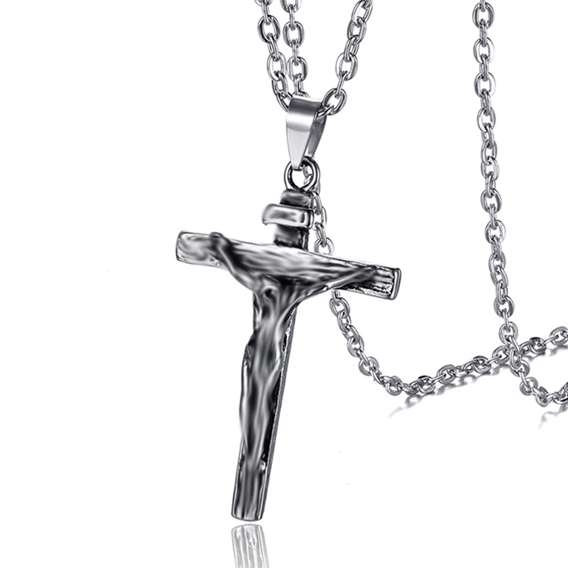 Silver Gold Root Cross Necklace Silver Gold Root Cross Necklace