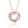 40th Birthday Four Rings Russian Ring Necklace Four-ring Russian ring necklace for a 40th birthday gift