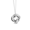 Six-Ring Russian Ring Necklace Rose gold six-ring Russian ring necklace