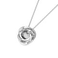 Six-Ring Russian Ring Necklace Rose gold six-ring Russian ring necklace