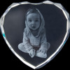 Photo Engraved Crystals In Custom Made Shapes