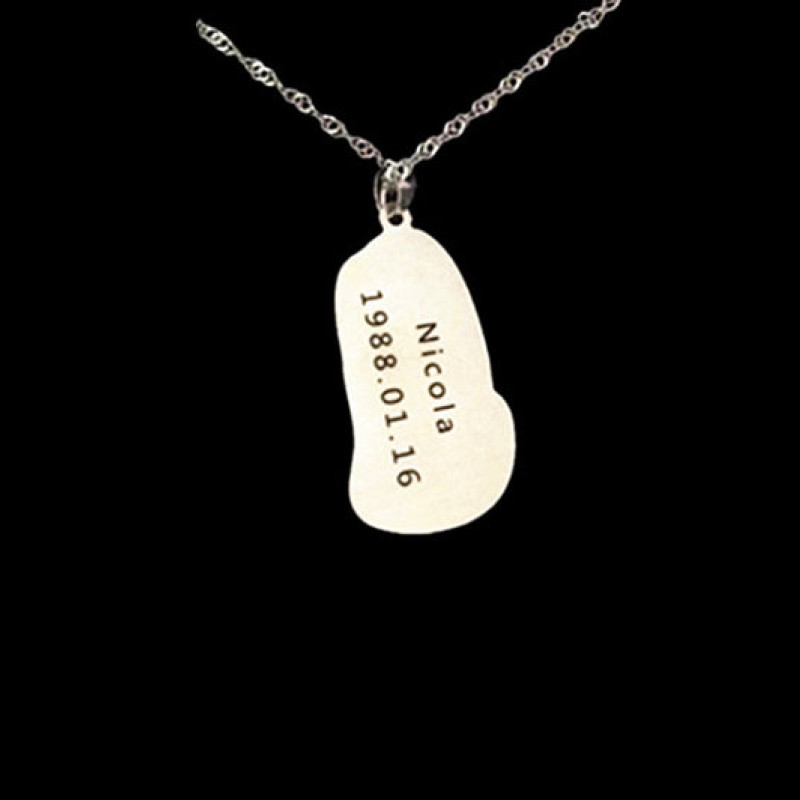 Personalised pet photo pendant necklace