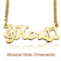 Gold Personalised Name Necklace Gold-tone personalised name necklace product image