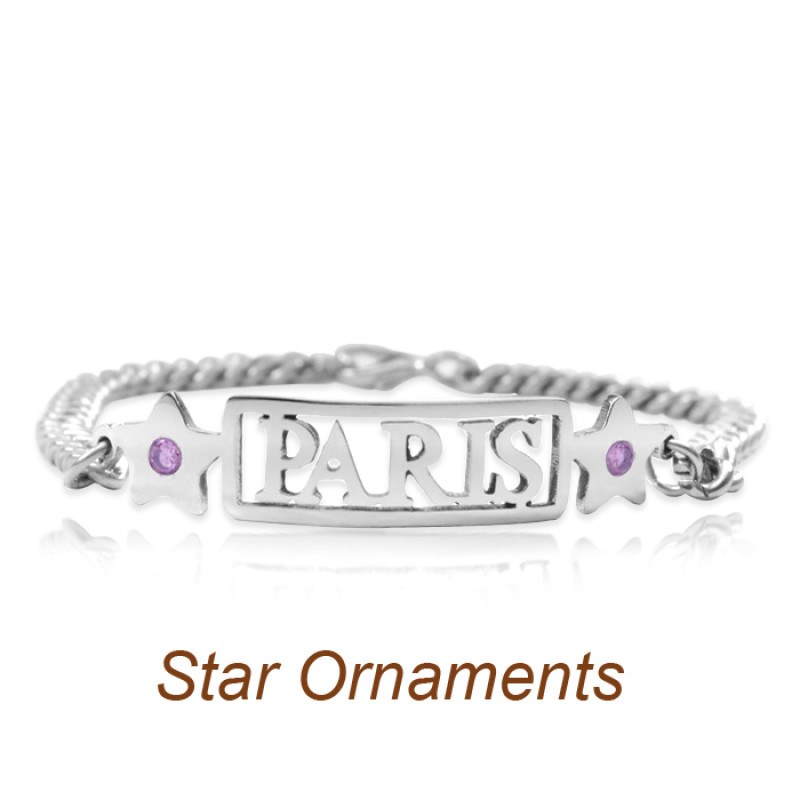 Personalised Name Bracelet or Anklet Personalised name bracelet or anklet product image
