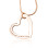 Personalised Always in My Heart Necklace - 18ct Rose Gold Plated