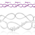 Personalised Single Infinity Bangle Personalised single infinity bangle