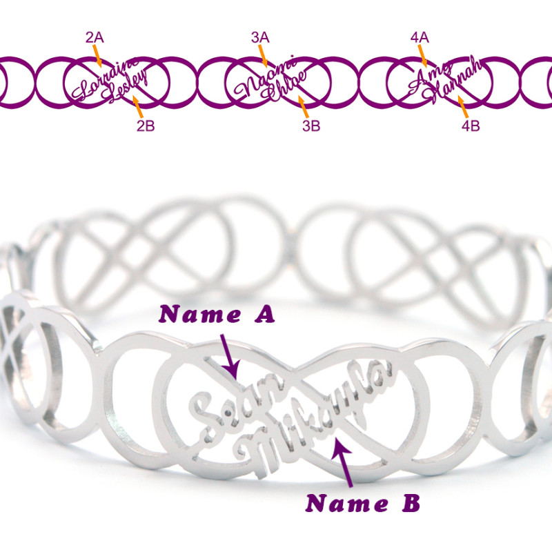 Double Infinity Bangle Double infinity bangle product image
