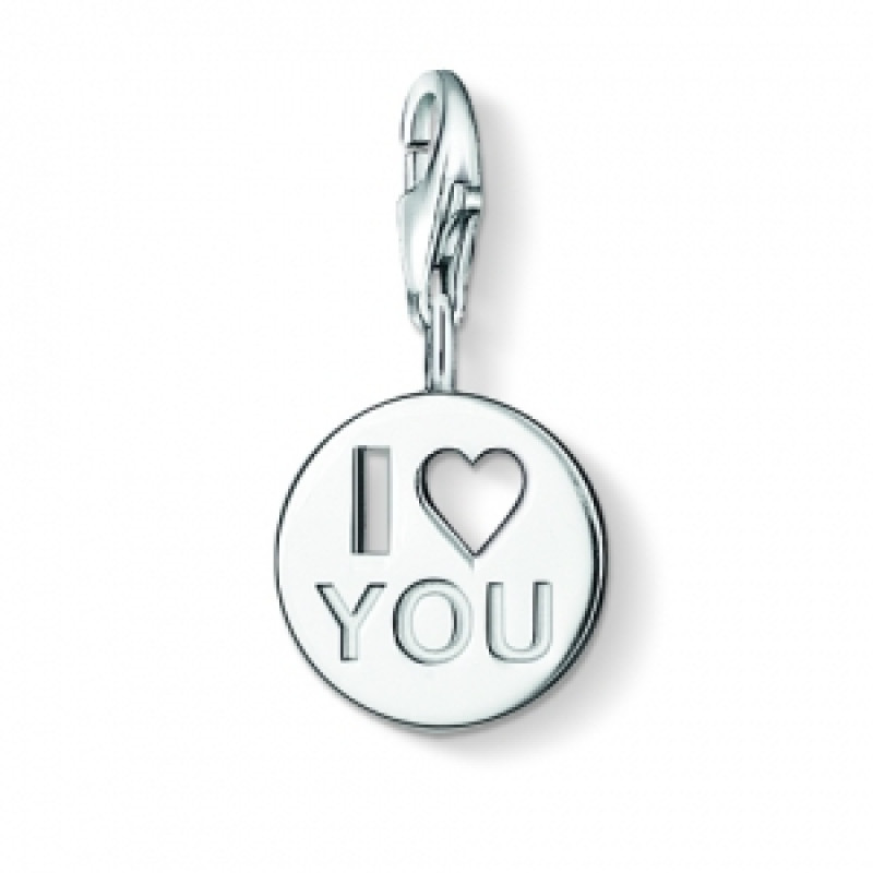 Personalised I Love You Charm Personalised I Love You Charm jewellery