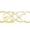 Personalised Infinity X Infinity Name Necklace - 18ct Gold Plated